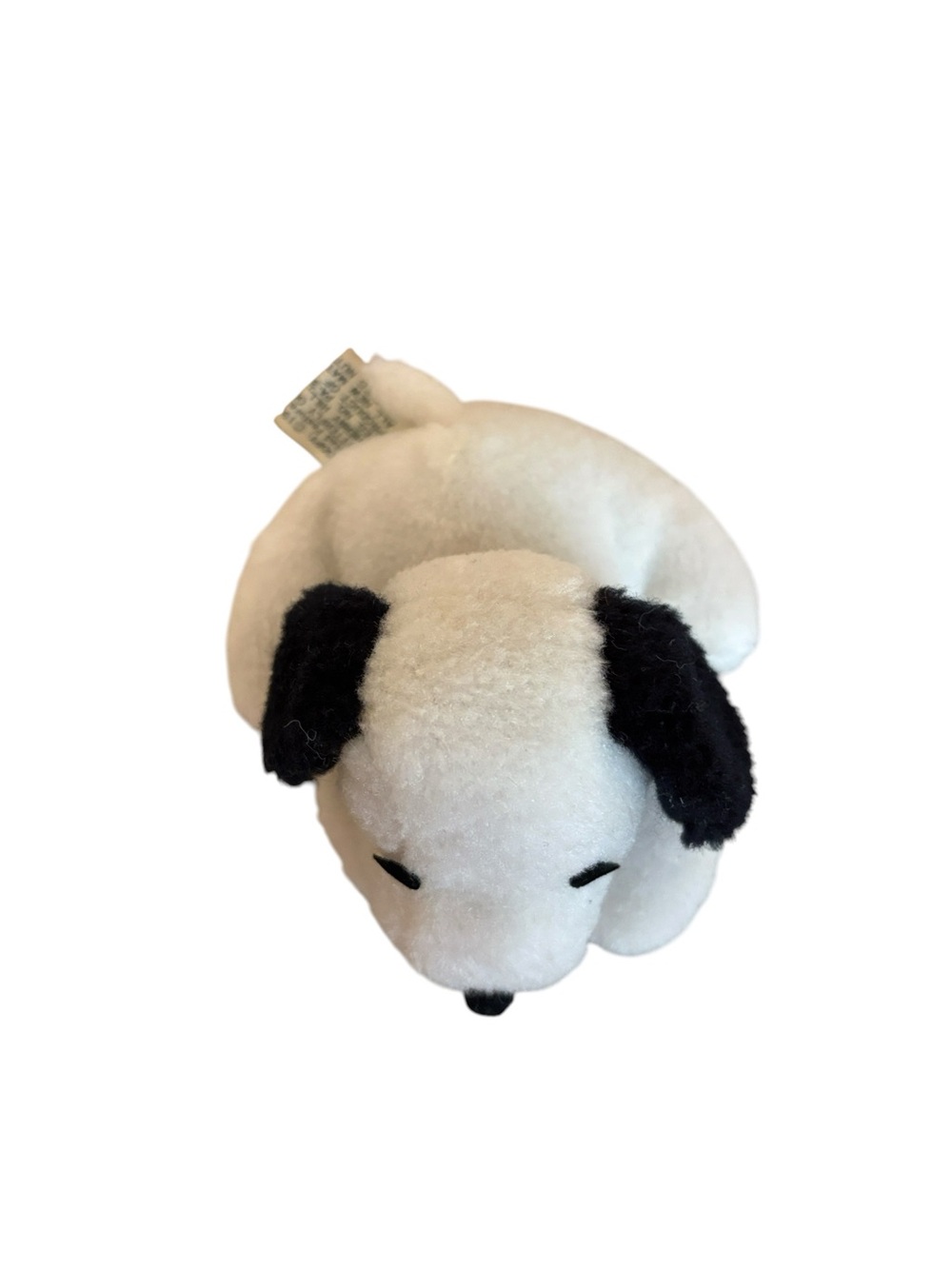 Vintage Butterfly Originals Snoopy Bean Bag Plush White and Black 5” - Picture 6 of 8
